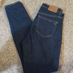 Madewell 10" high rise skinny jeans